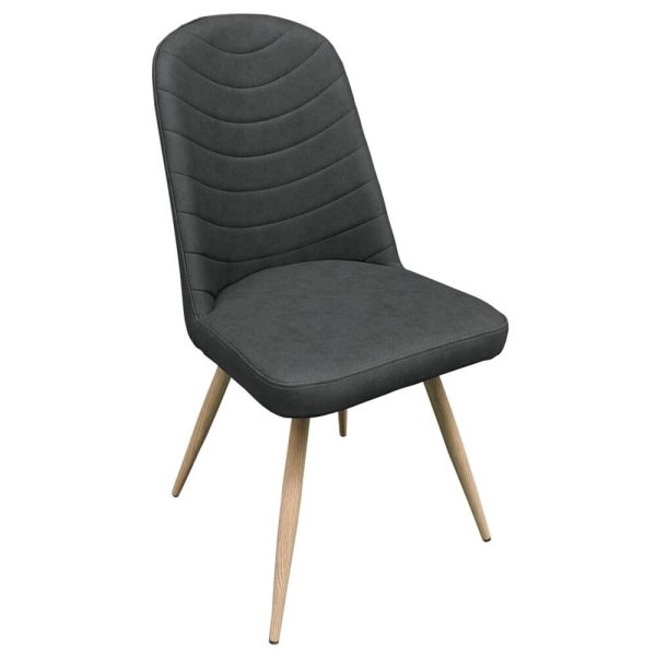 Cancun Dining Chair - Dark Grey PU