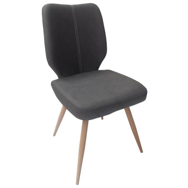 Erica Dining Chair - Dark Grey PU