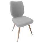 Erica Dining Chair - Light Grey PU