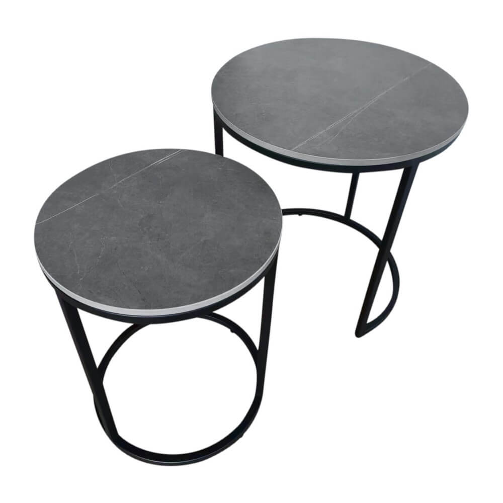 Showing image for Jupiter round nesting lamp tables