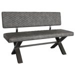 Ono/Ono Stone Upholstered Banquette - 140cm