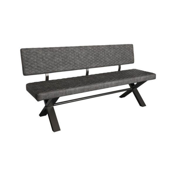Ono/Ono Stone Upholstered Banquette - 180cm