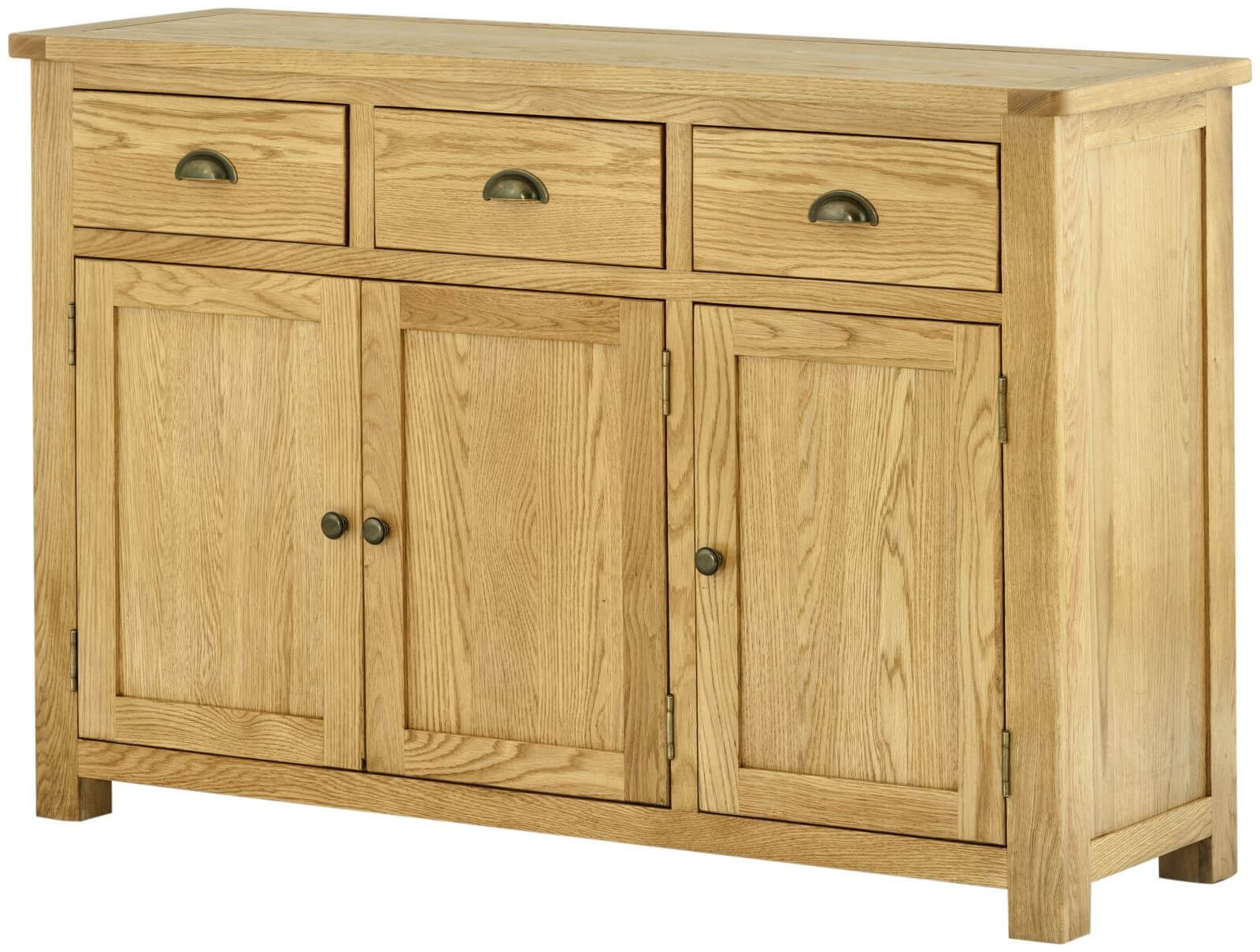 Showing image for Seattle 3-door sideboard - oak