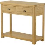 Seattle Console Table with 2 Drawers - Oak