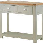 Seattle Console Table with 2 Drawers - Stone