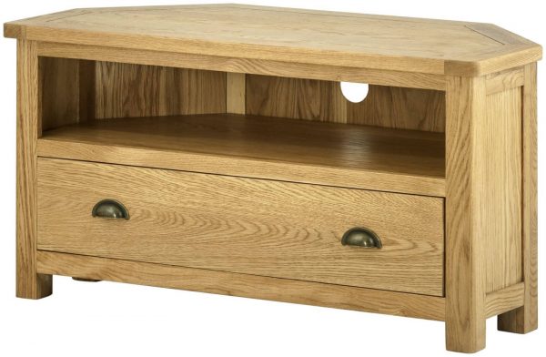 Seattle Corner TV Unit - Oak