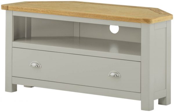 Seattle Corner TV Unit - Stone