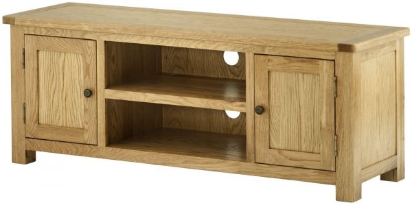 Large Seattle TV Unit - Oak