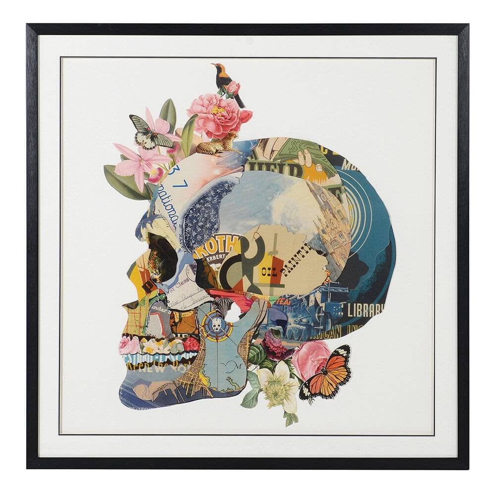 Showing image for Stylised skull collage