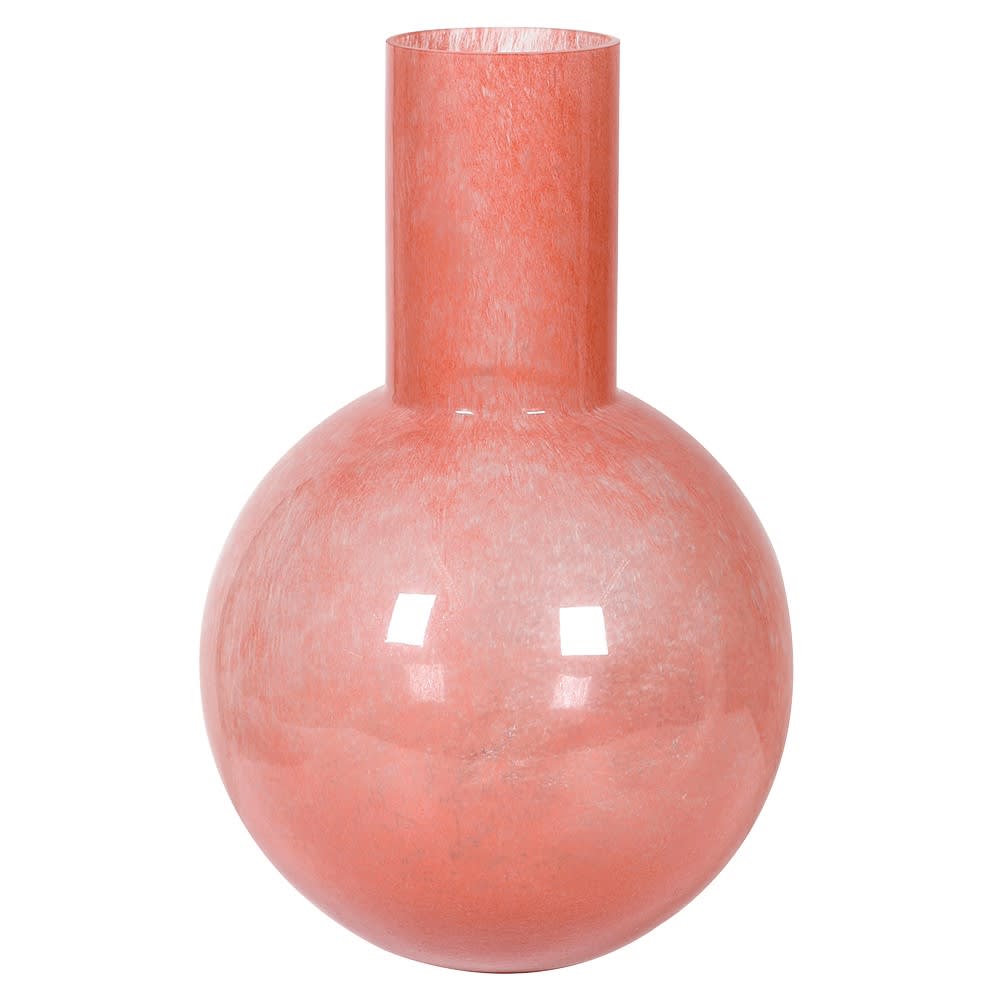Showing image for Coral bulb bottomed vase