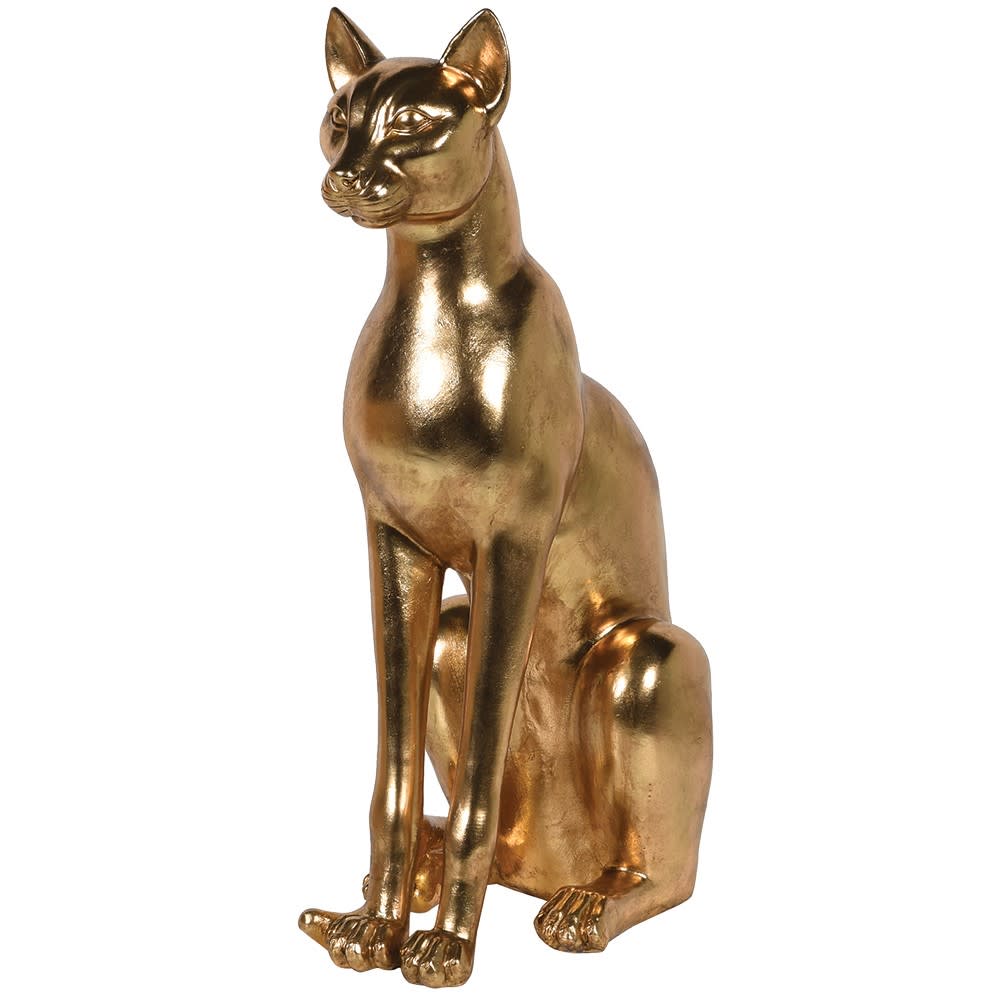 Showing image for Golden seated sphinx ornament - large