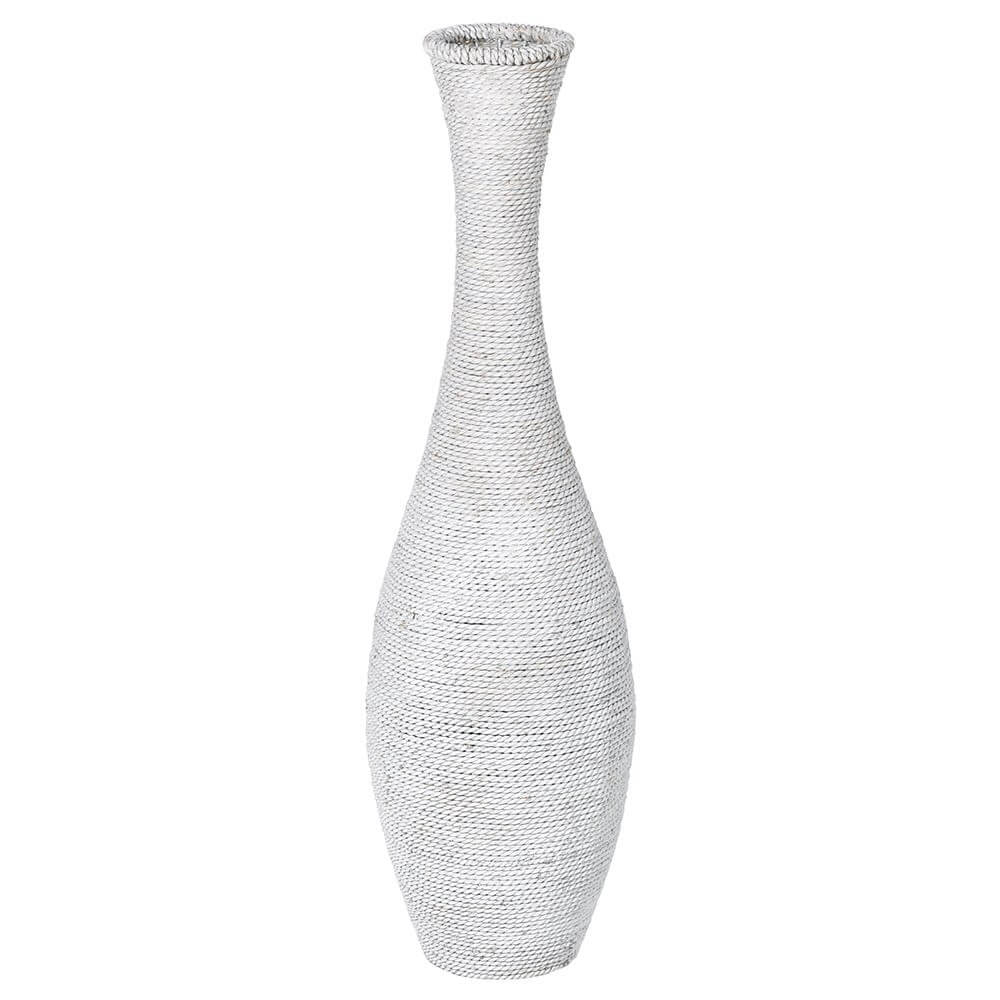 Showing image for Slender white seagrass vase - tall