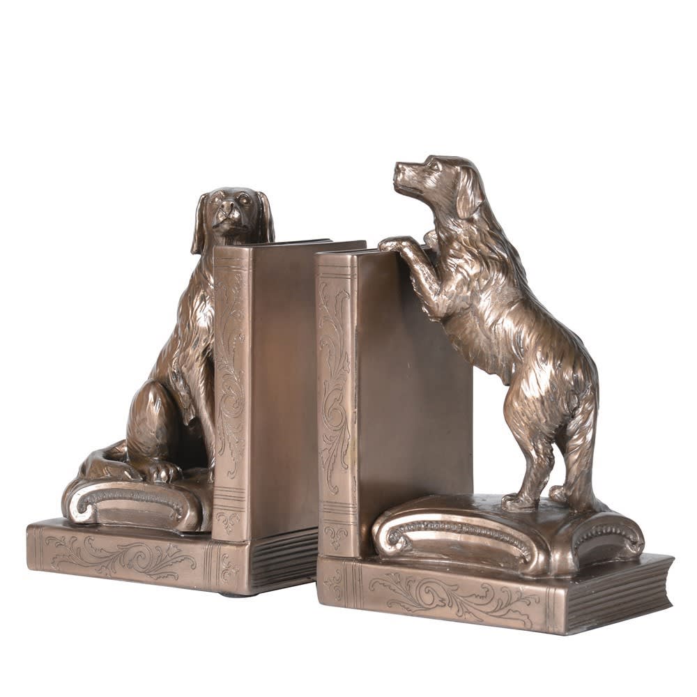 Showing image for Spaniel sculptured bookends