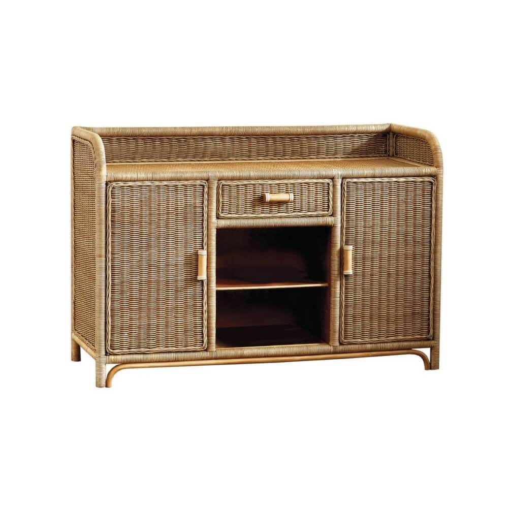 Showing image for Large rattan sideboard
