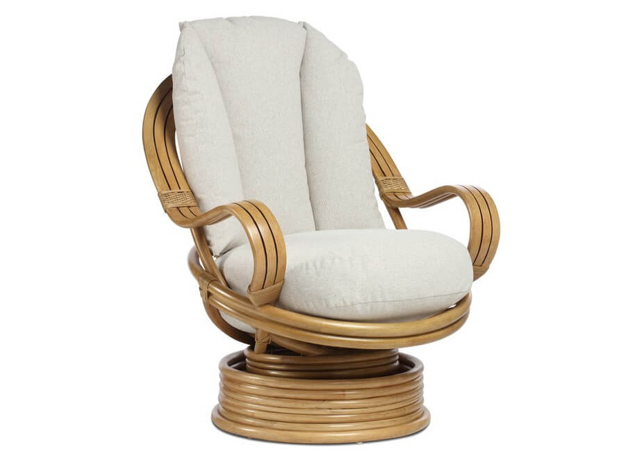 Showing image for Bali laminated arm swivel rocker - light oak