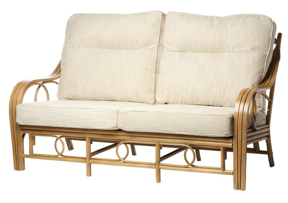 Showing image for Madrid 3-seater sofa - light oak finish