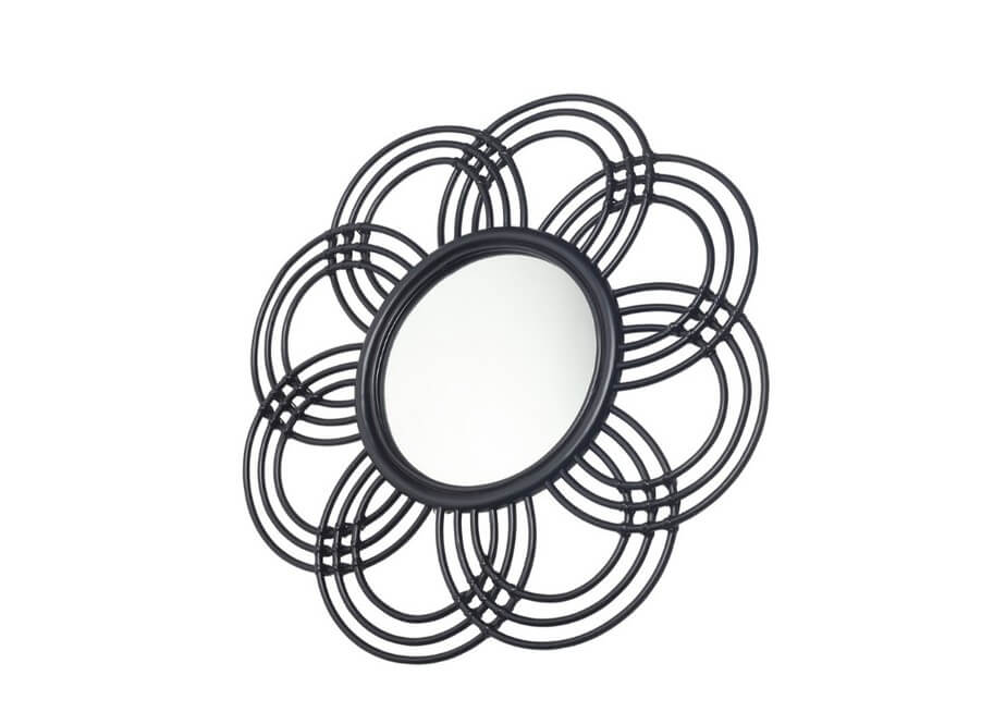 Showing image for Sunflower mirror - black