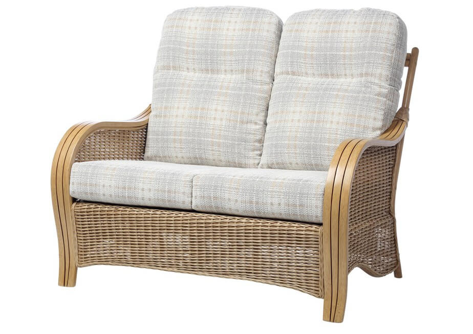 TURIN 2-SEATER SOFA Light Oak