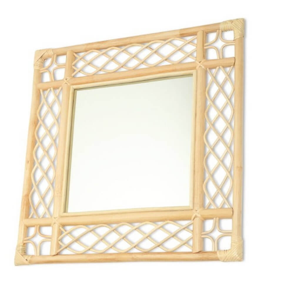 Showing image for Vintage square mirror