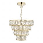 Carly Single Lamp 4-Tier Pendant