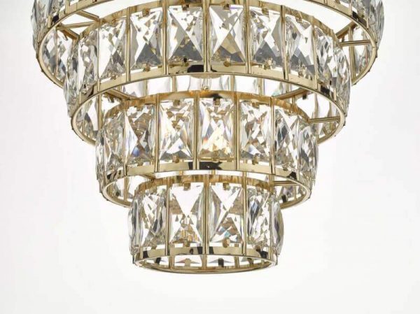 Carly Single Lamp 4-Tier Pendant Detail