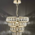 Carly Single Lamp 4-Tier Pendant