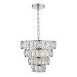 Carly Single Lamp 4-Tier Pendant