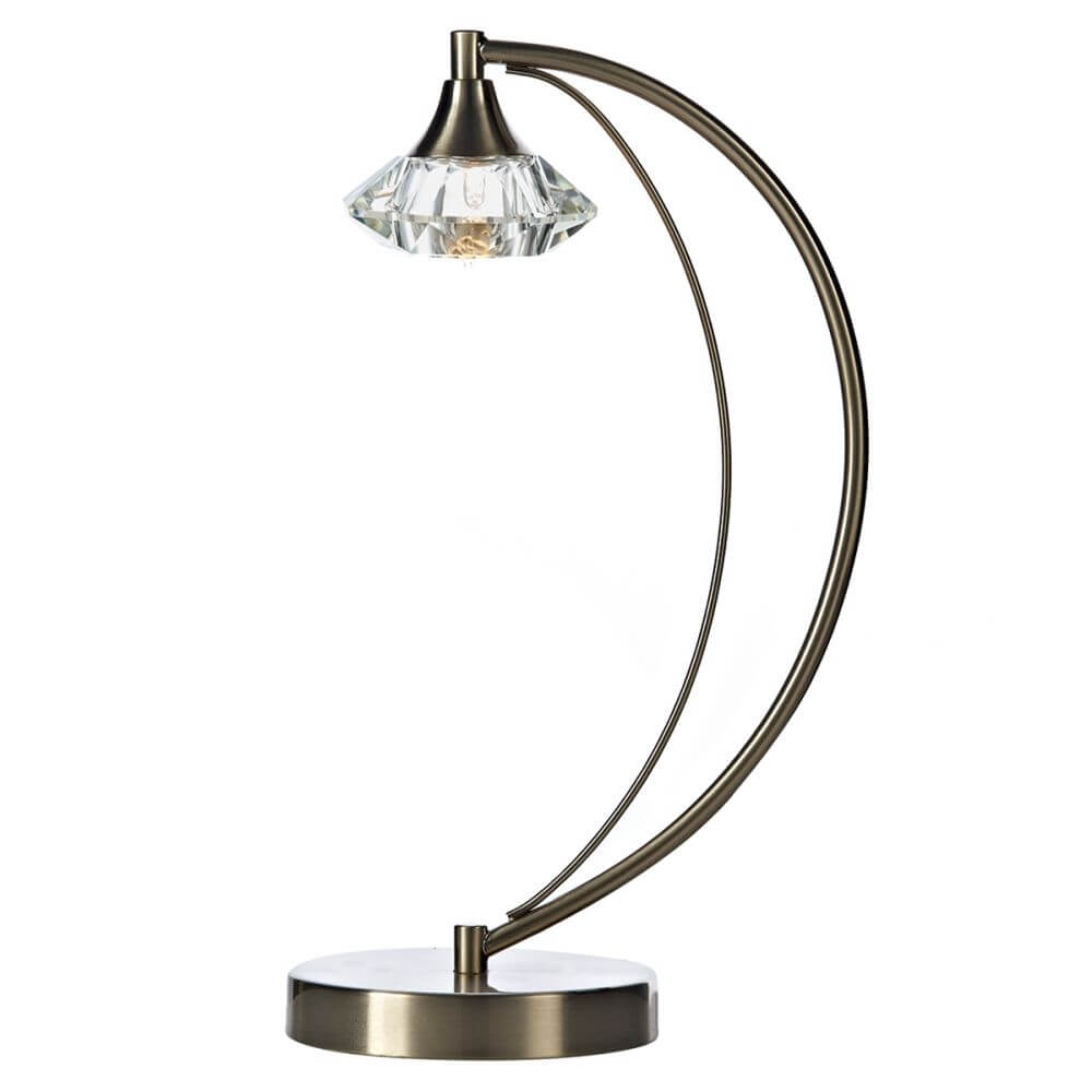 Showing image for Diamond table light - satin chrome