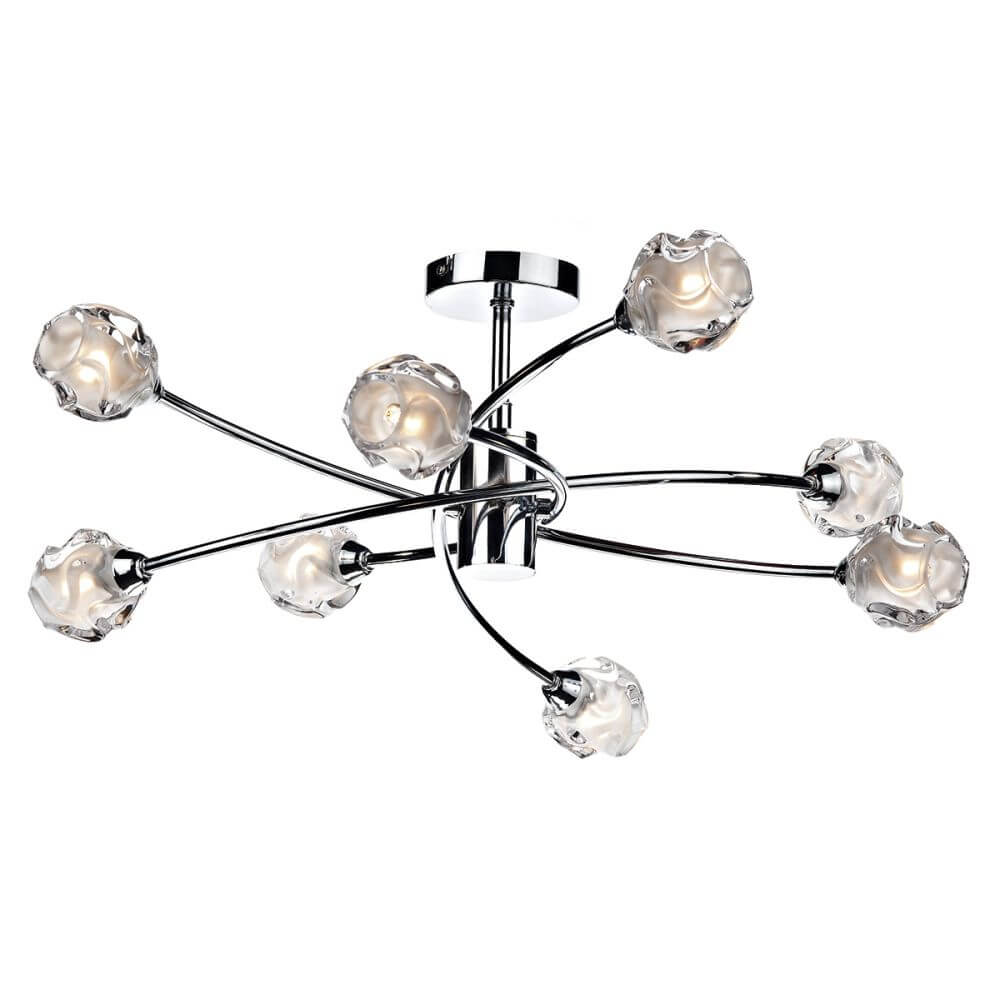 Showing image for Portland 8-lamp ceiling light - polished chrome