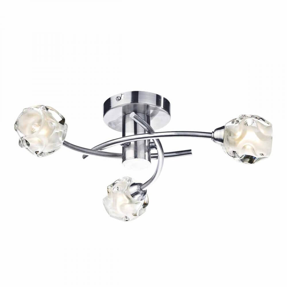 Showing image for Portland 3-lamp ceiling light - satin chrome