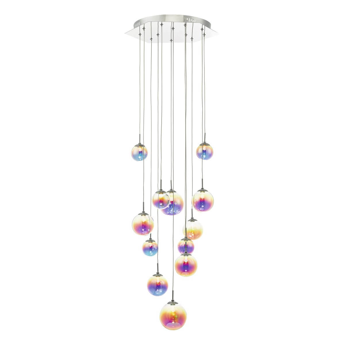Showing image for Rainbow bubble 12-lamp cluster pendant