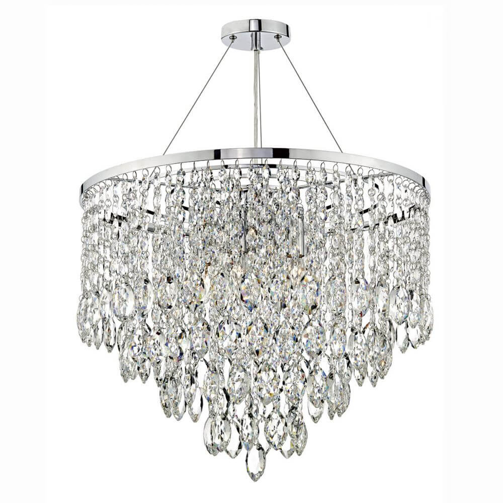 Showing image for Scarlet 5-tier chandelier