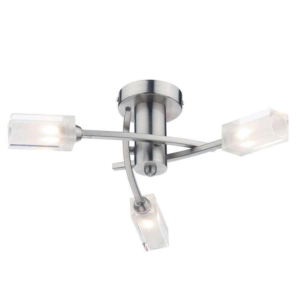 Showing image for Urban 3-lamp ceiling light - satin chrome