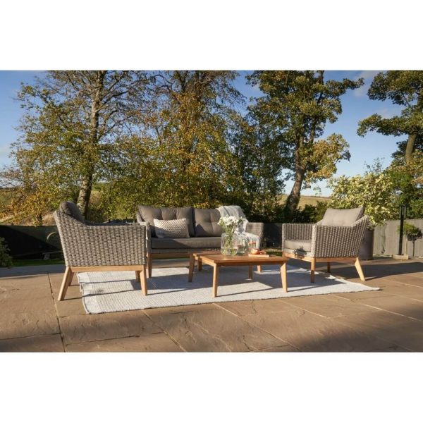 Indiana Lounge Set - Light Grey