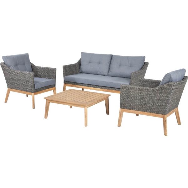 Indiana Lounge Set - Dark Grey