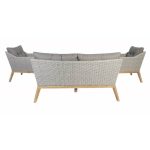 Indiana Lounge Set - Light Grey