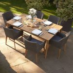 Indiana Dining Set - Dark Grey