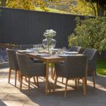 Indiana Dining Set - Dark Grey