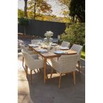 Indiana Dining Set - Light Grey