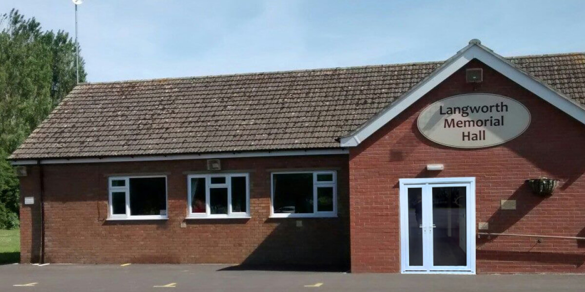 The front of Langworth Memorial Hall