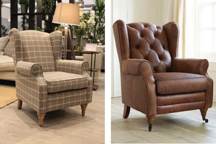 Showing image for Haley armchair - buttoned